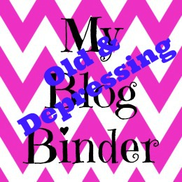 My Old & Depressing Blog Binder