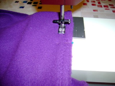 Purple Fleece Dress - 2