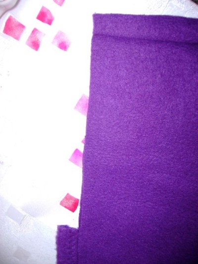 Purple Fleece Dress - 3