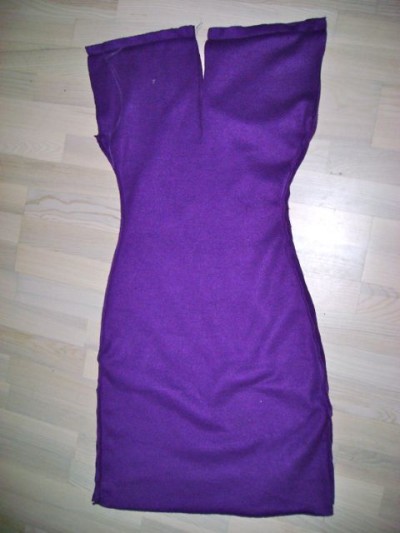 Purple Fleece Dress - 5