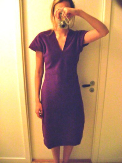 Purple Fleece Dress - 6
