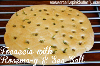 Focaccia with Rosemary & Sea Salt