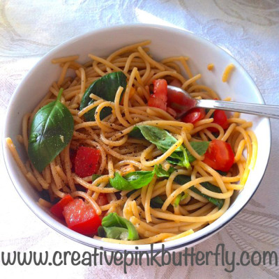 Pasta with Tomatoes and Basil Recipe