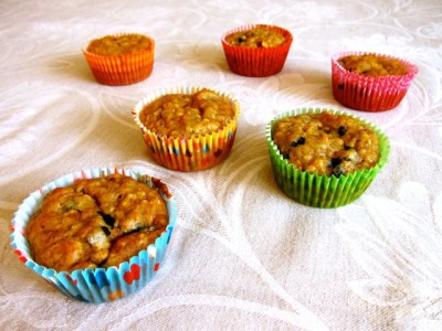 Delicious Banana & Blueberry Muffins
