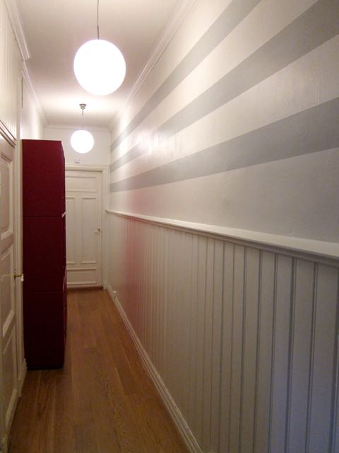 How To Paint Stripes on a Wall - 14