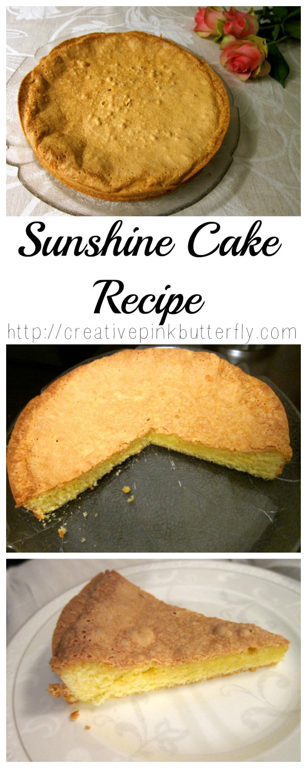 Sunshine Cake Recipe