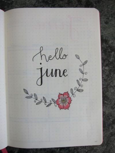 Bullet Journal – June | Creative Pink Butterfly